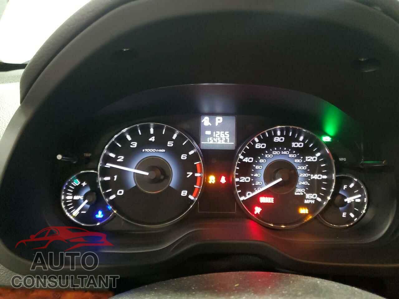 SUBARU OUTBACK 2012 - 4S4BRDJC3C2244678