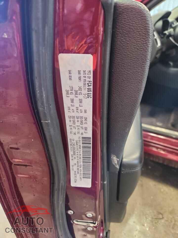 DODGE DURANGO 2017 - 1C4RDJDG5HC896802