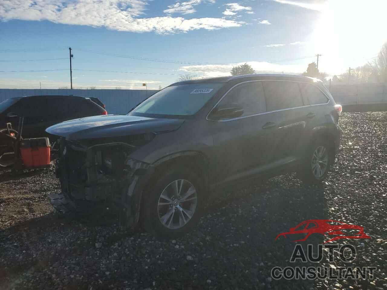 TOYOTA HIGHLANDER 2014 - 5TDJKRFH8ES029573