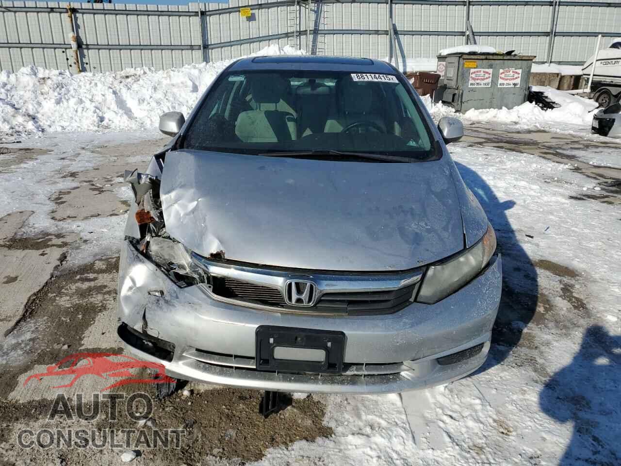 HONDA CIVIC 2012 - 19XFB2F85CE067346