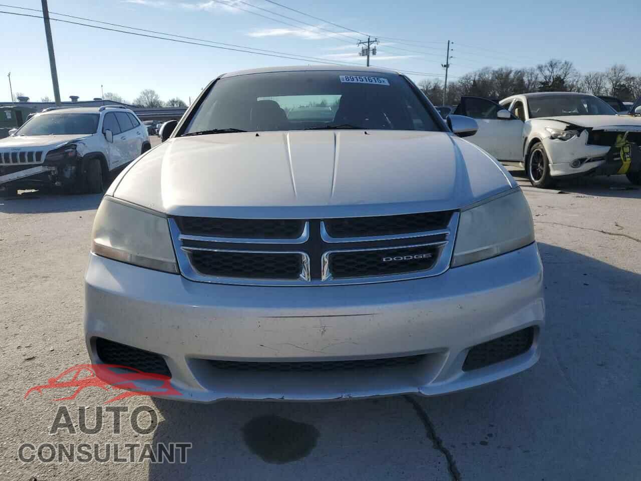 DODGE AVENGER 2012 - 1C3CDZCB2CN195002