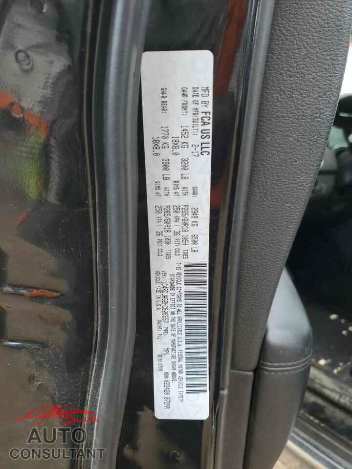 DODGE DURANGO 2017 - 1C4RDJAG2HC806557