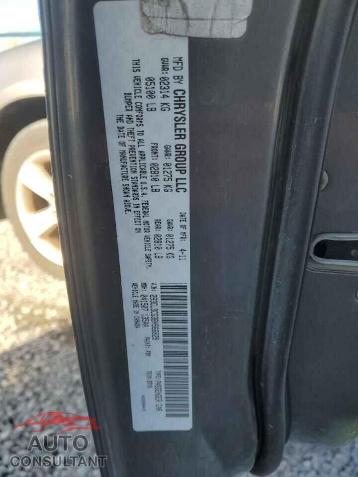 DODGE CHARGER 2011 - 2B3CL3CG3BH566829