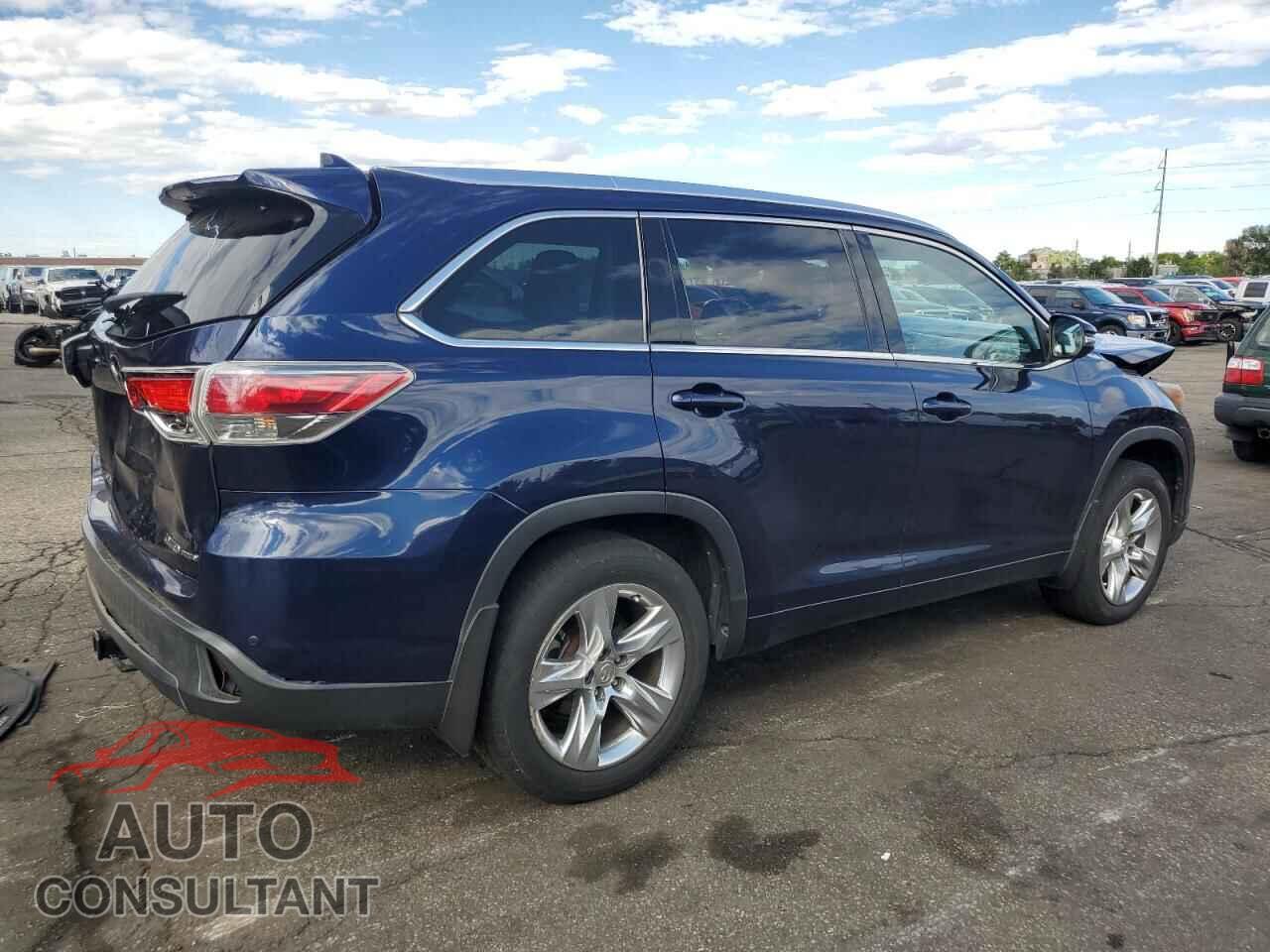 TOYOTA HIGHLANDER 2014 - 5TDDKRFH7ES053473