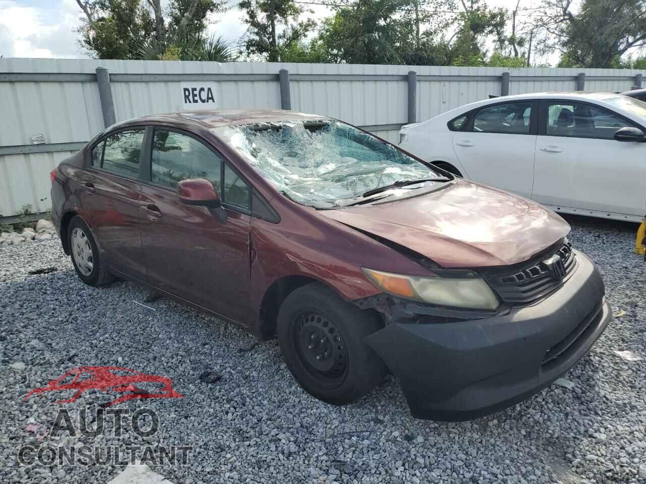 HONDA CIVIC 2012 - 19XFB2F52CE061705