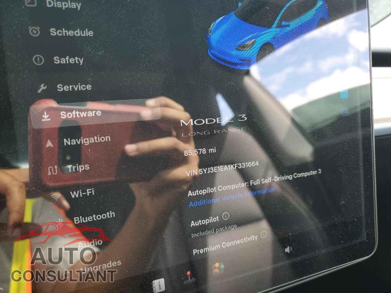 TESLA MODEL 3 2019 - 5YJ3E1EA1KF331664