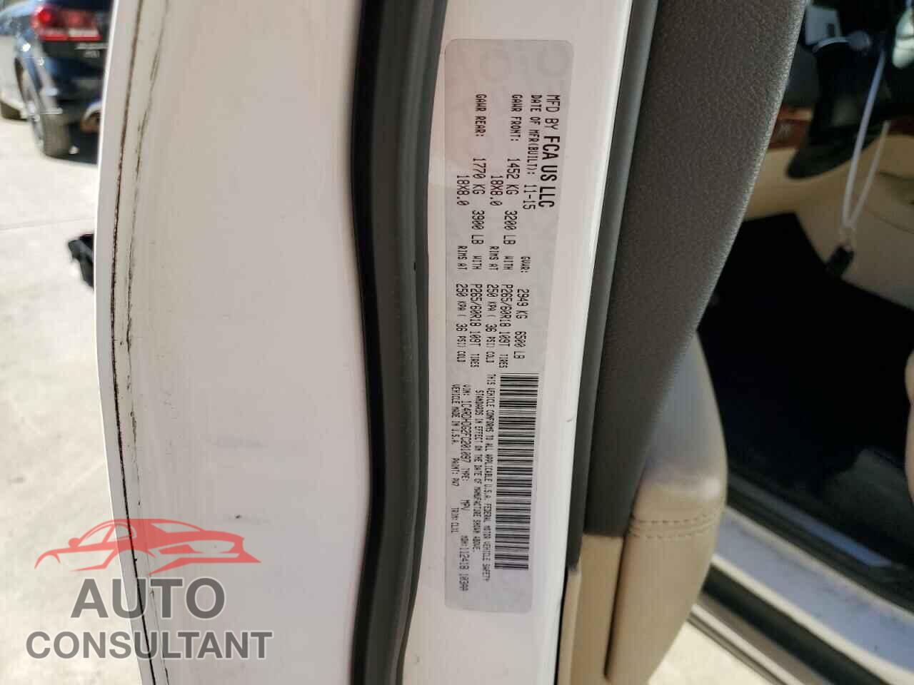 DODGE DURANGO 2015 - 1C4RDHDG2FC201097