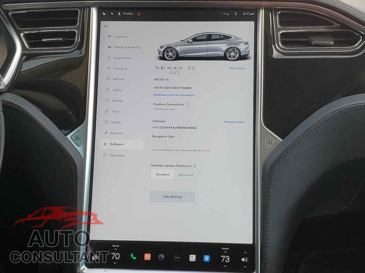TESLA MODEL S 2013 - 5YJSA1CG6DFP04683
