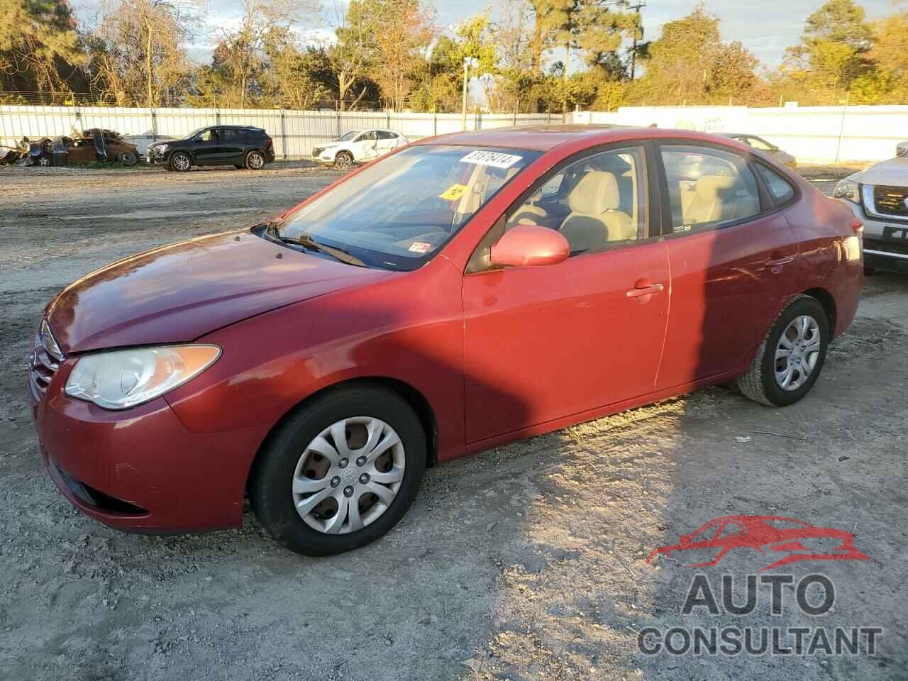 HYUNDAI ELANTRA 2010 - KMHDU4ADXAU169799