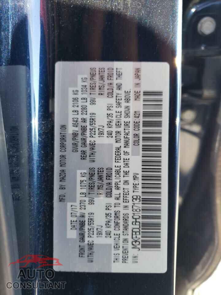 MAZDA CX-5 2017 - JM3KFBDL6H0187139