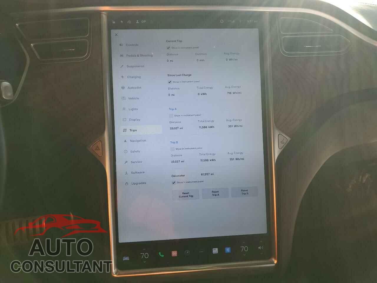 TESLA MODEL S 2017 - 5YJSA1E41HF217383