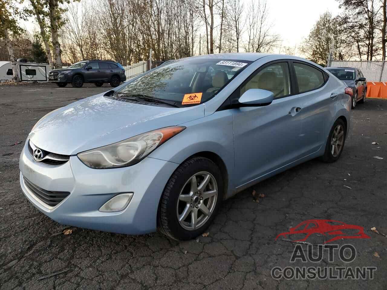 HYUNDAI ELANTRA 2012 - KMHDH4AE5CU252783