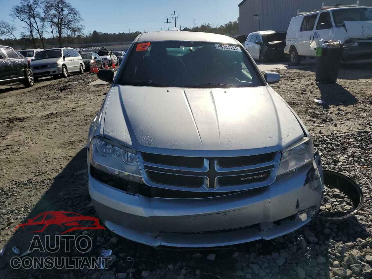 DODGE AVENGER 2012 - 1C3CDZCB0CN196522