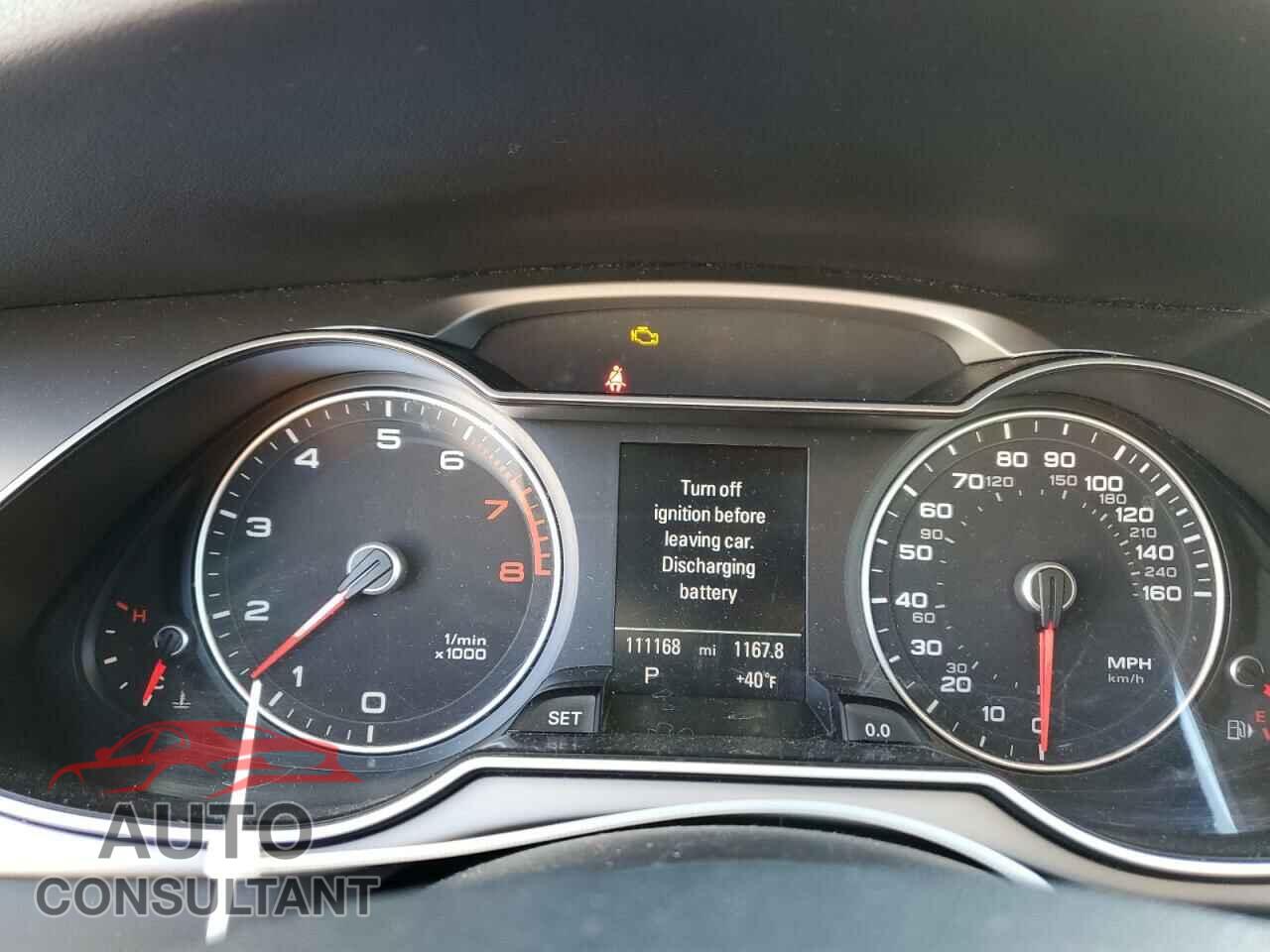 AUDI A4 2013 - WA1UFAFLXDA159206