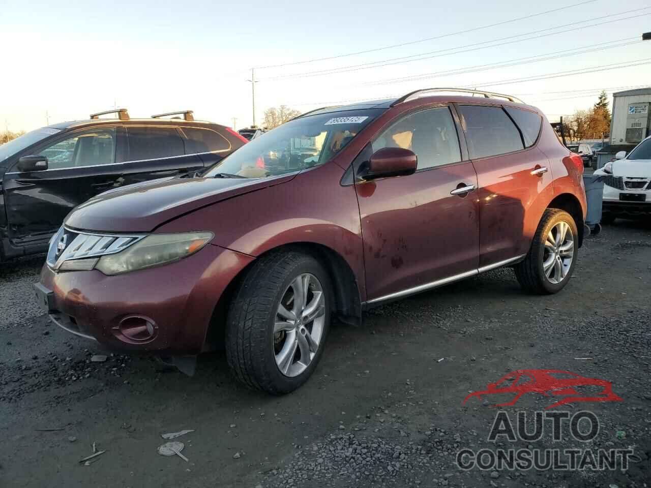 NISSAN MURANO 2009 - JN8AZ18WX9W160524