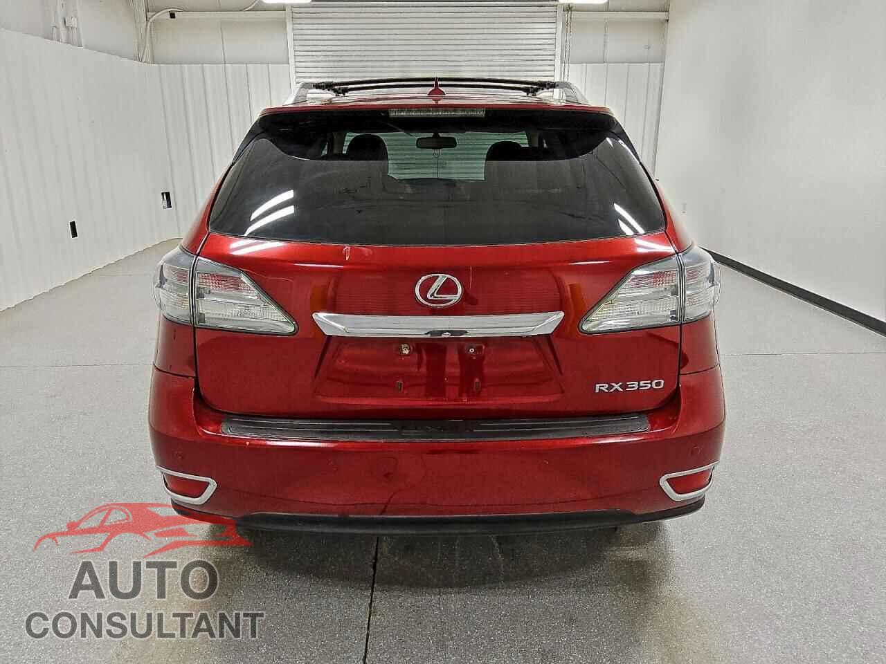 LEXUS RX350 2012 - 2T2BK1BA6CC131776