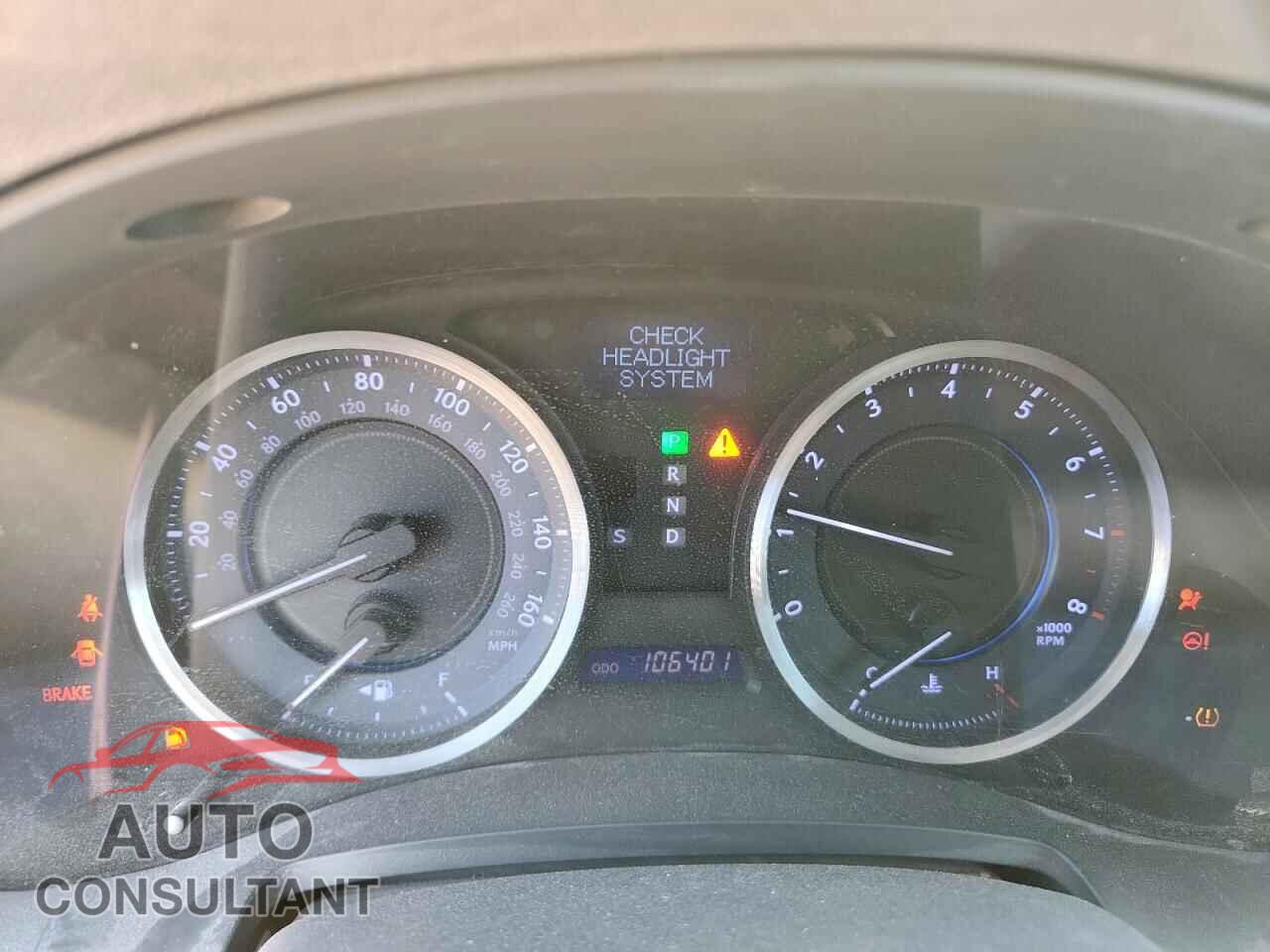 LEXUS IS 2012 - JTHCF5C23C5054050