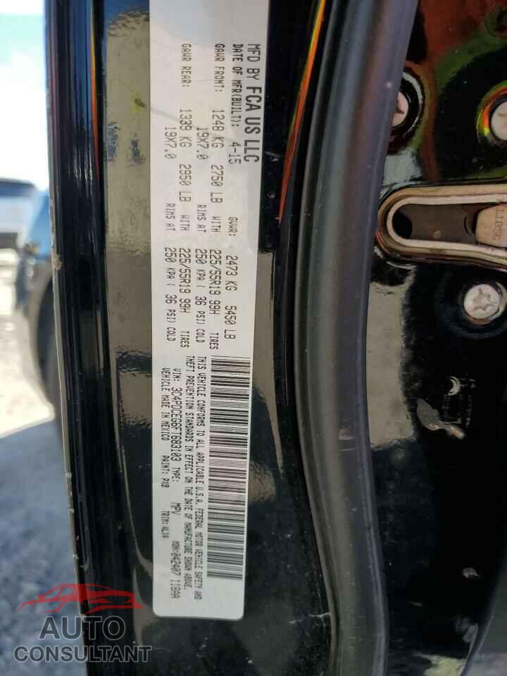 DODGE JOURNEY 2015 - 3C4PDCEG6FT683103