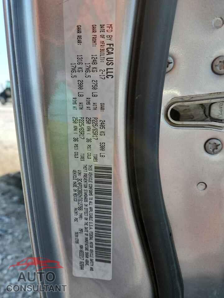 DODGE JOURNEY 2017 - 3C4PDCBB2HT612766