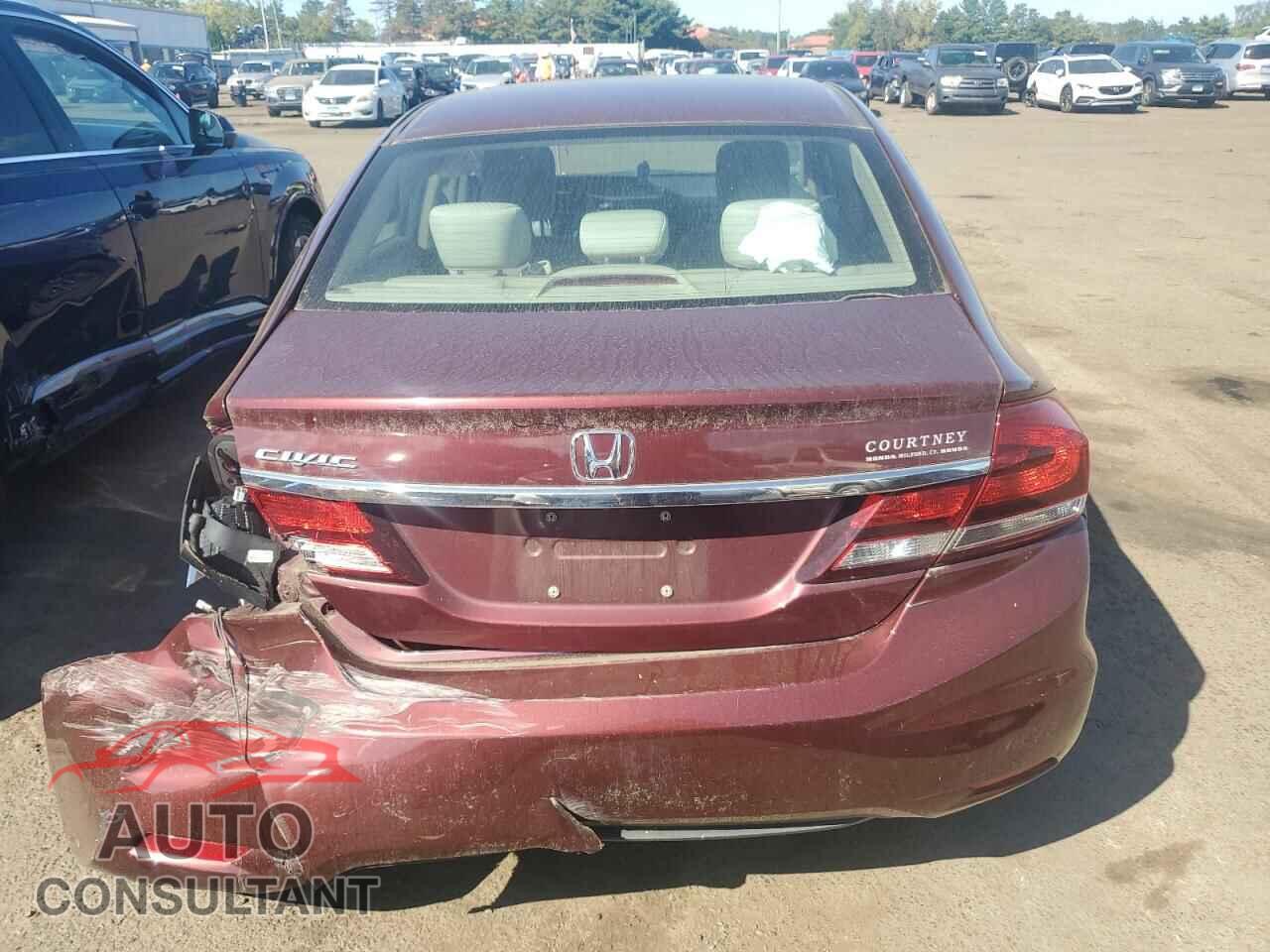 HONDA CIVIC 2014 - 2HGFB2E58EH558526
