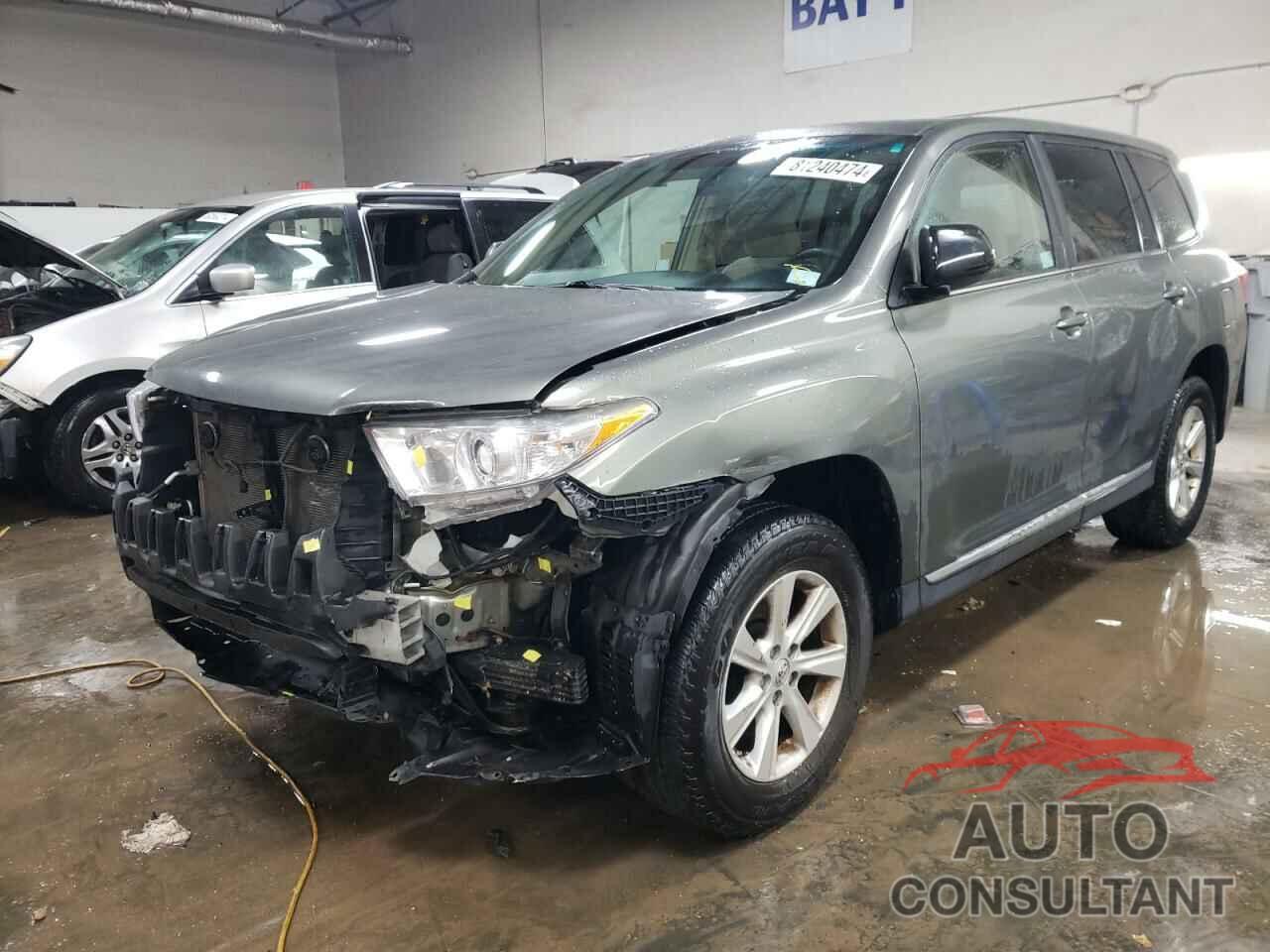 TOYOTA HIGHLANDER 2012 - 5TDBK3EH8CS112307