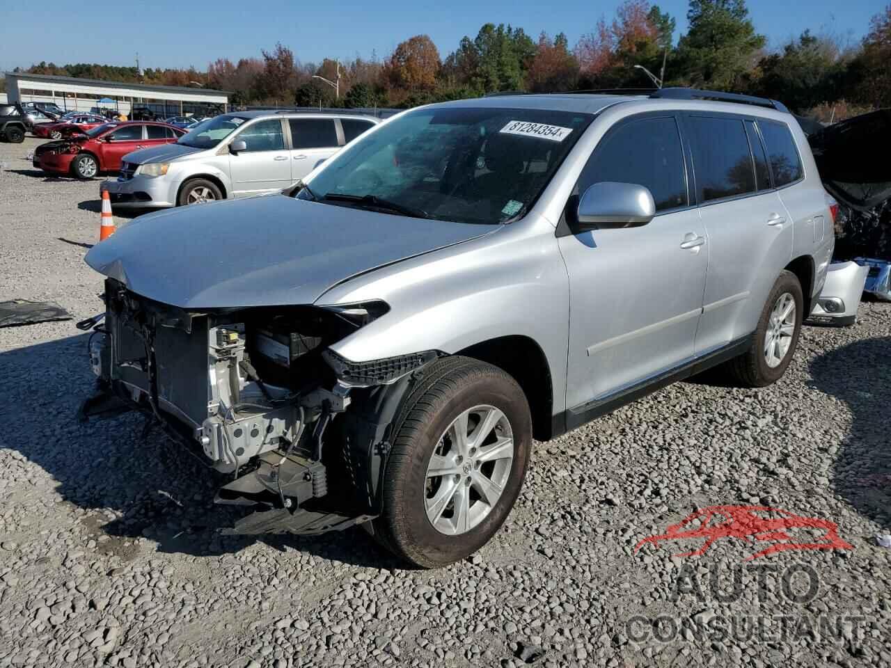 TOYOTA HIGHLANDER 2012 - 5TDZK3EH6CS065468