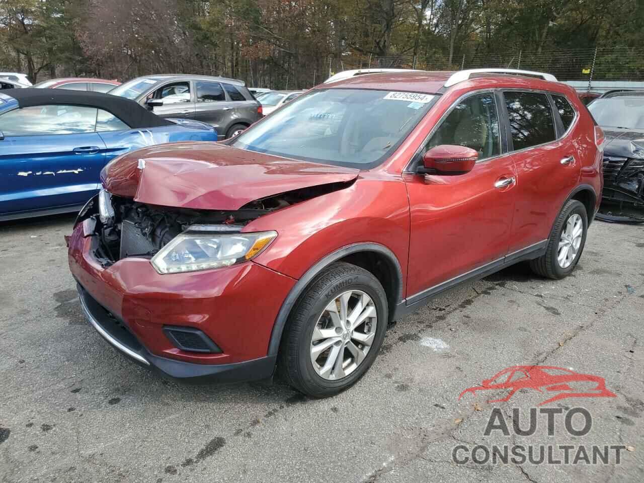 NISSAN ROGUE 2016 - KNMAT2MT3GP632276