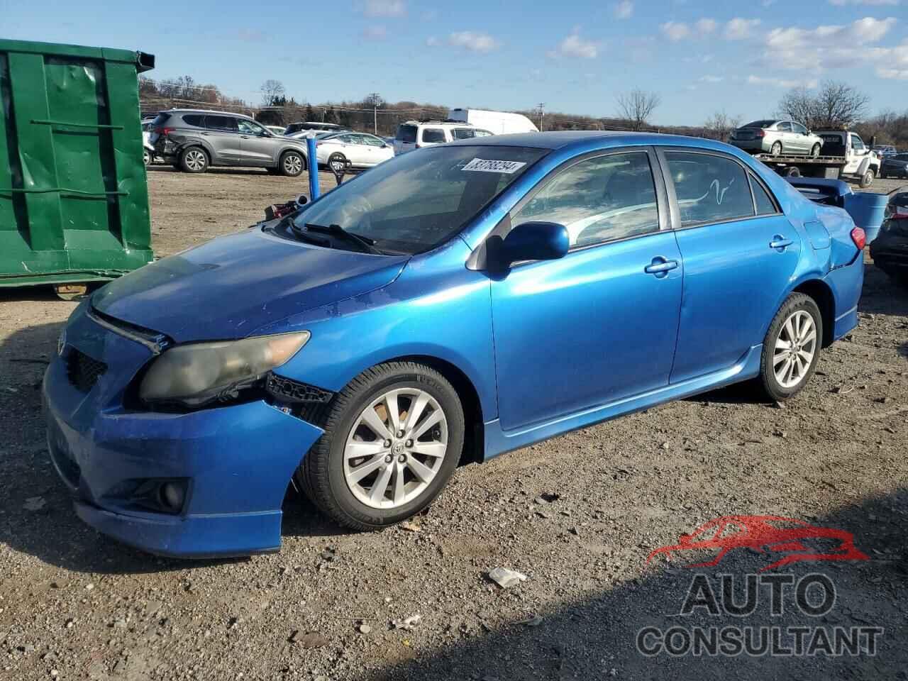 TOYOTA COROLLA 2009 - 2T1BU40E09C101008