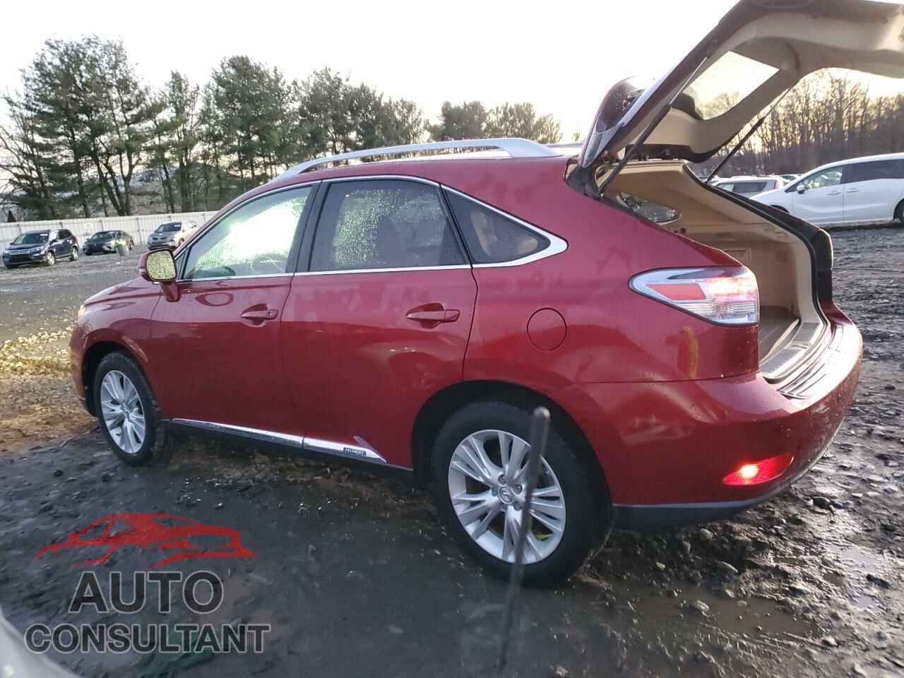 LEXUS RX450 2012 - JTJBC1BA8C2427198