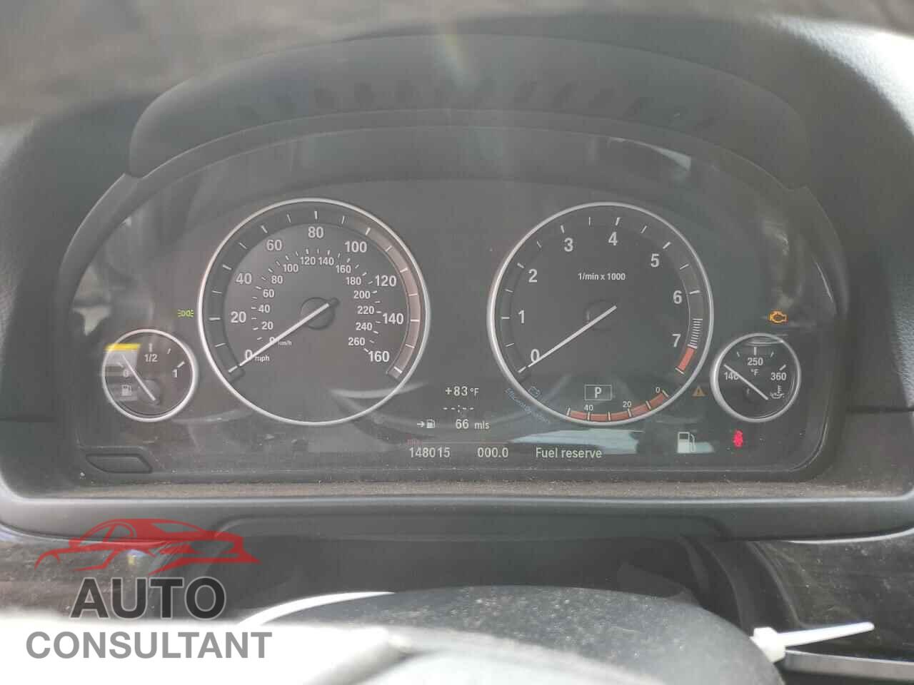BMW 5 SERIES 2012 - WBAXG5C59CDX03685