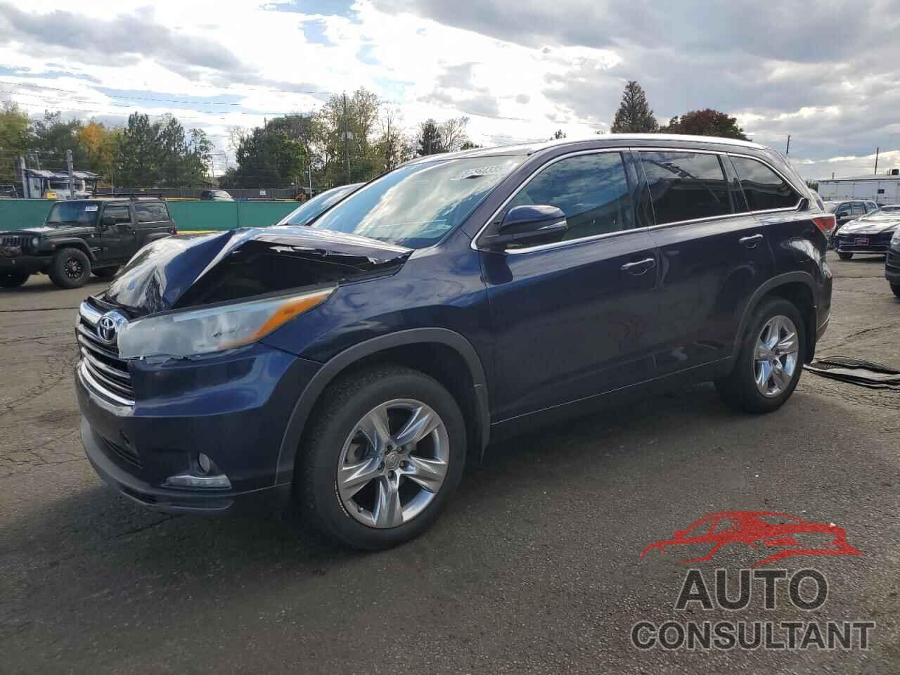 TOYOTA HIGHLANDER 2014 - 5TDDKRFH7ES053473