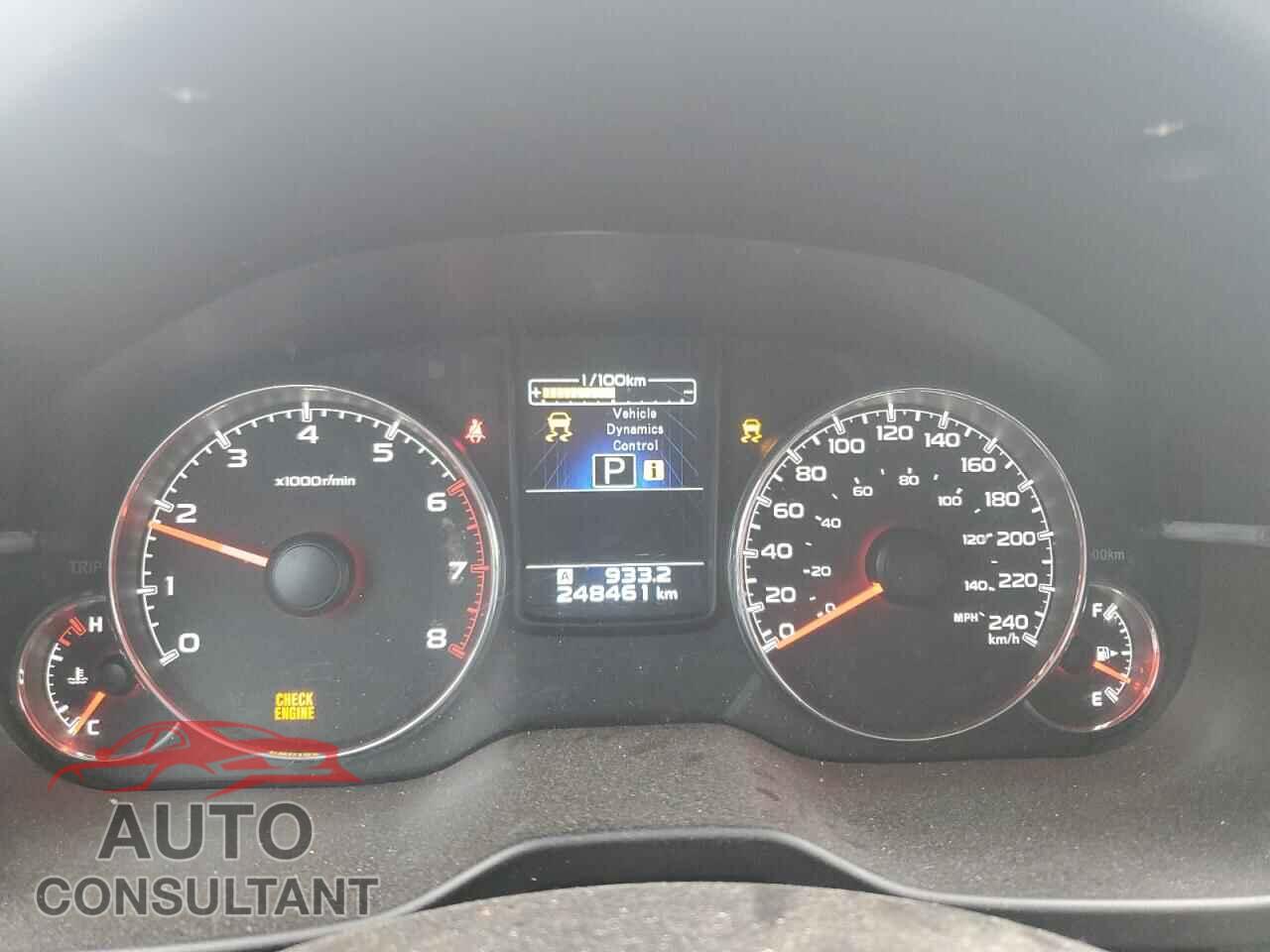 SUBARU OUTBACK 2013 - 4S4BRGLC8D3256111