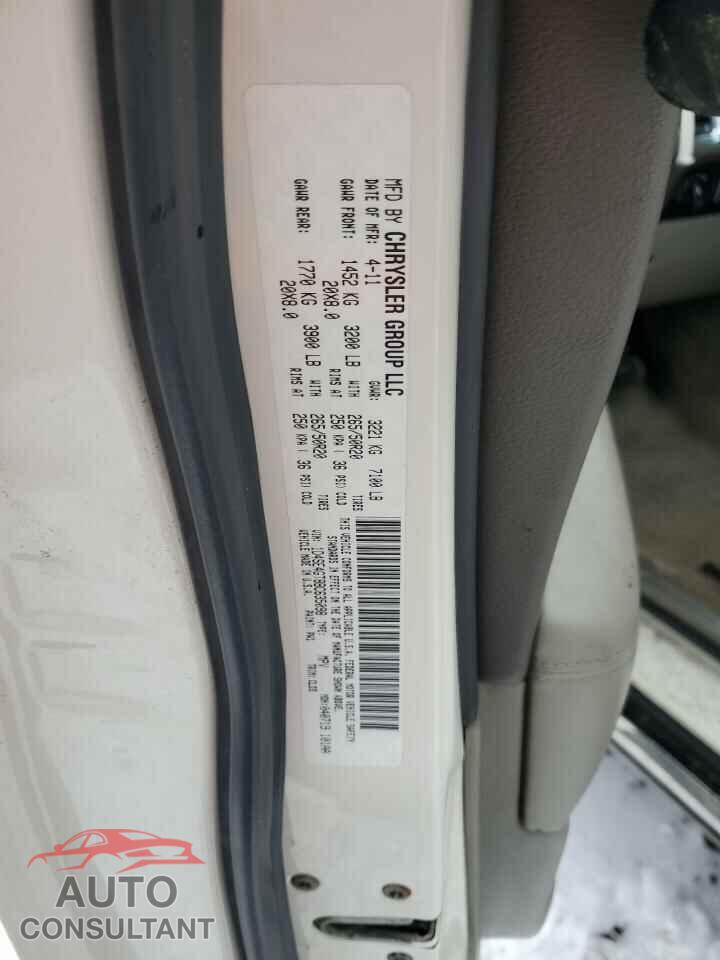 DODGE DURANGO 2011 - 1D4SE4GT8BC635098