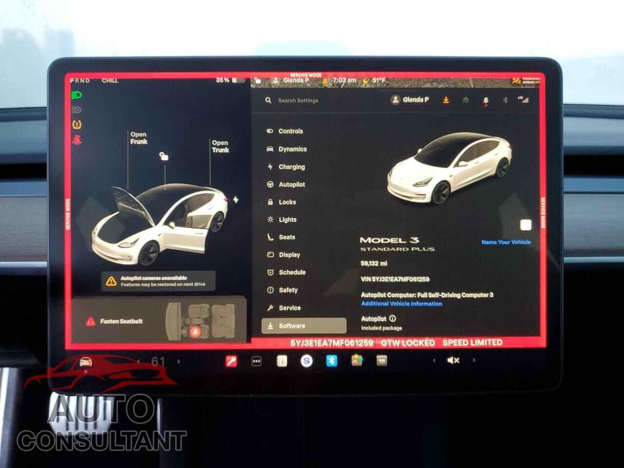 TESLA MODEL 3 2021 - 5YJ3E1EA7MF061259
