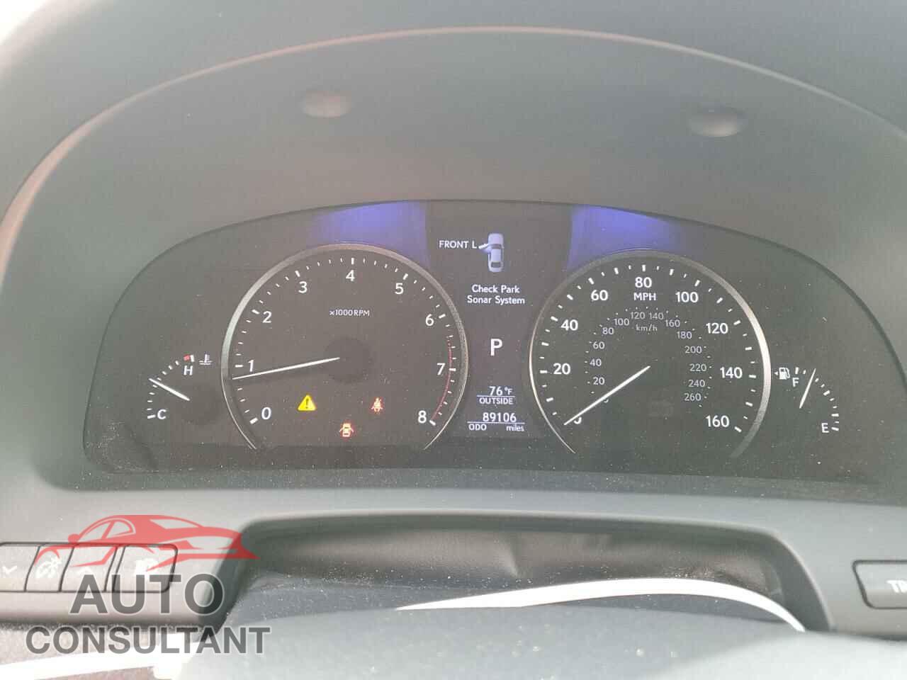 LEXUS LS460 2013 - JTHBL5EF4D5120160