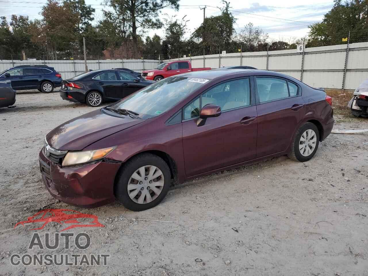 HONDA CIVIC 2012 - JHMFB2F55CS001171