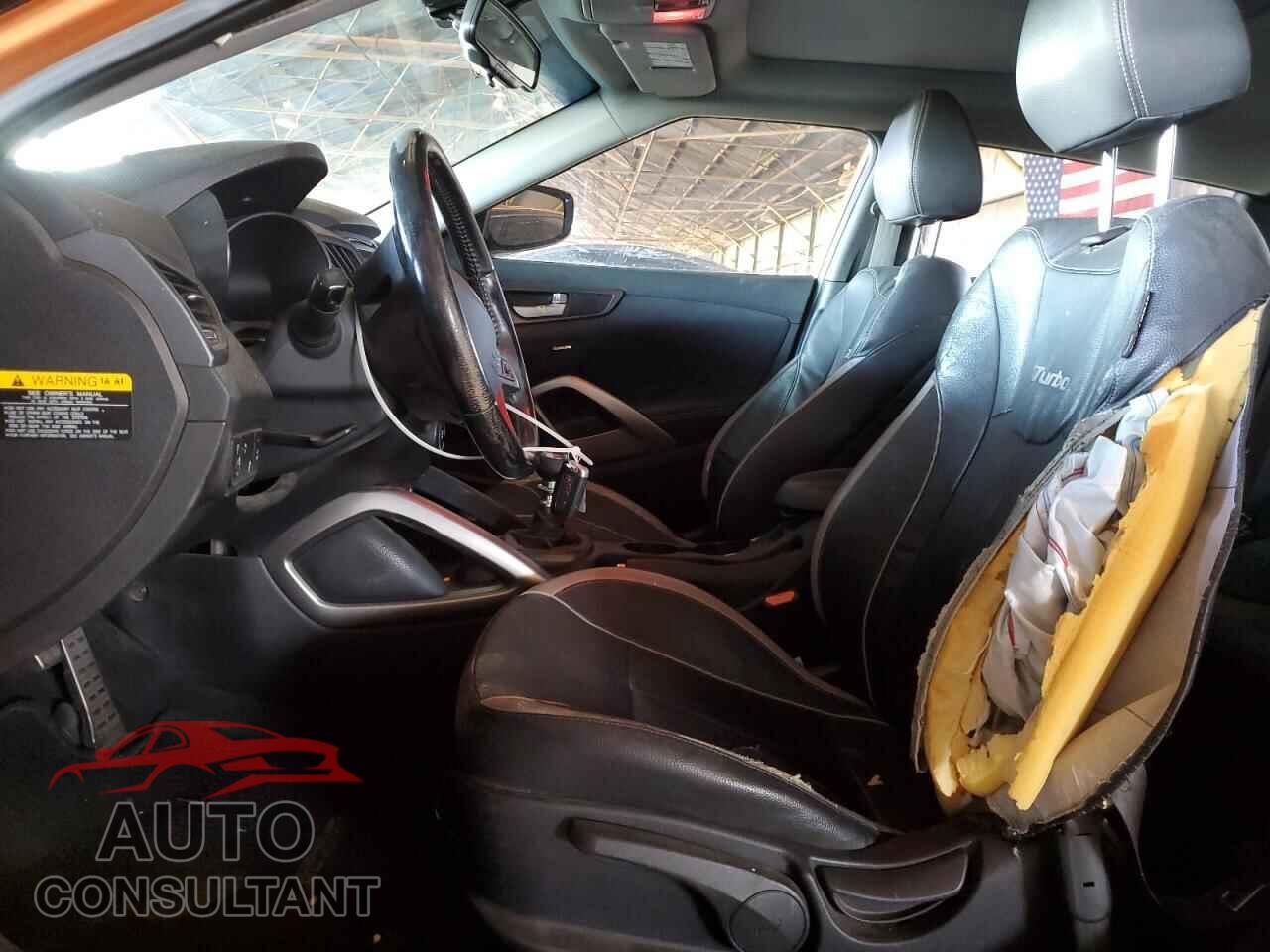 HYUNDAI VELOSTER 2015 - KMHTC6AE0FU224366