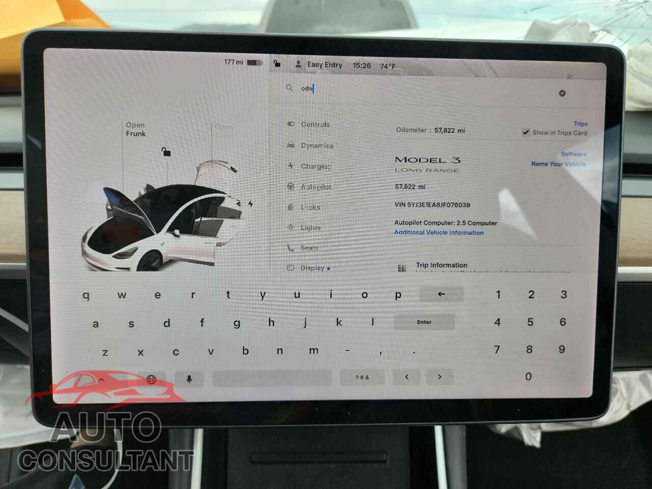 TESLA MODEL 3 2018 - 5YJ3E1EA8JF076039