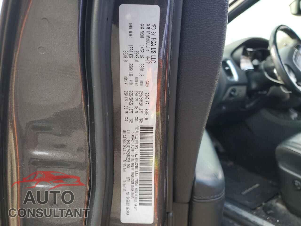 DODGE DURANGO 2017 - 1C4RDJDG7HC884229