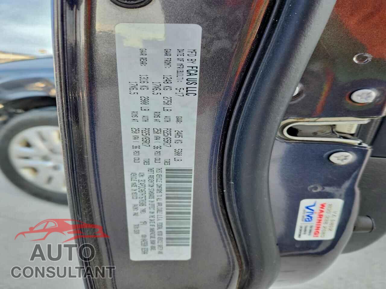 DODGE JOURNEY 2017 - 3C4PDCAB7HT670308