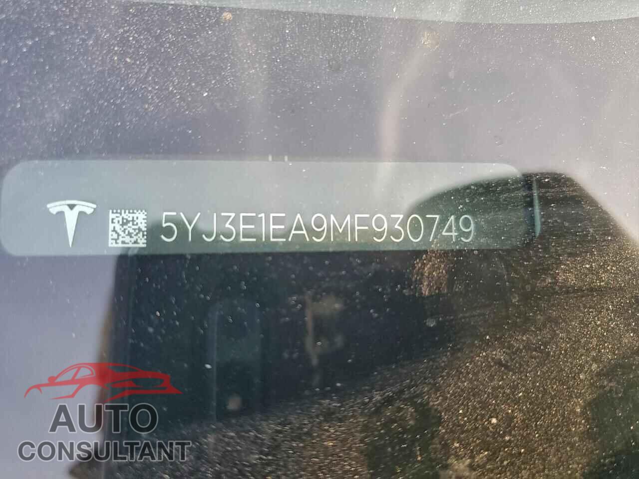 TESLA MODEL 3 2021 - 5YJ3E1EA9MF930749