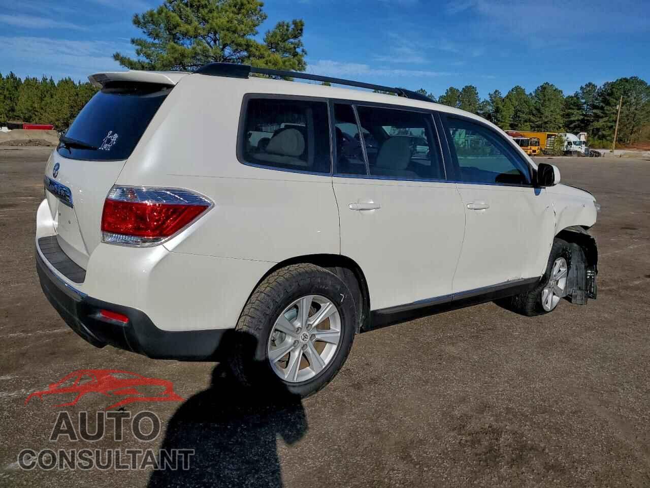 TOYOTA HIGHLANDER 2013 - 5TDZA3EH8DS035862