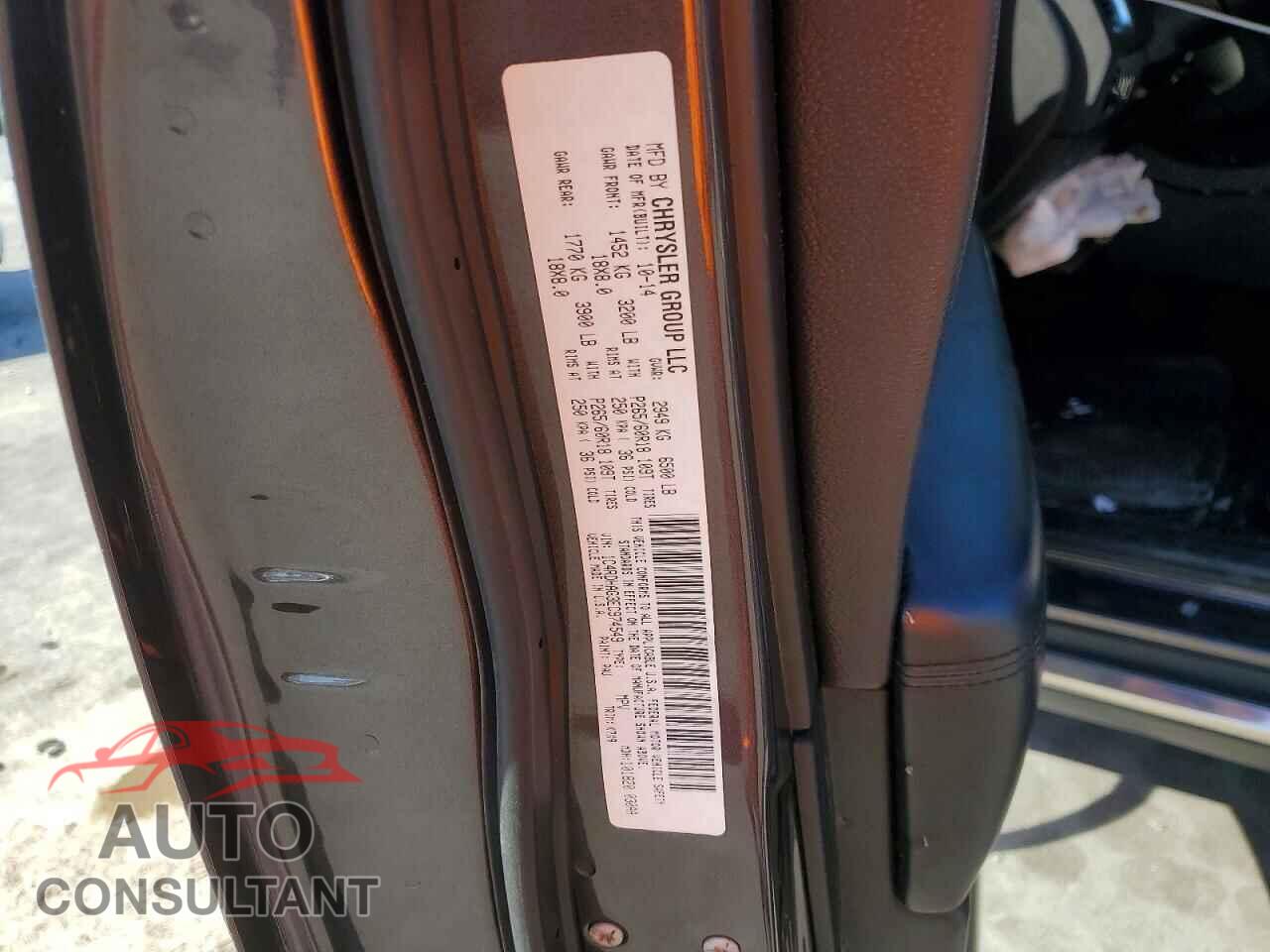 DODGE DURANGO 2014 - 1C4RDHAG3EC974549