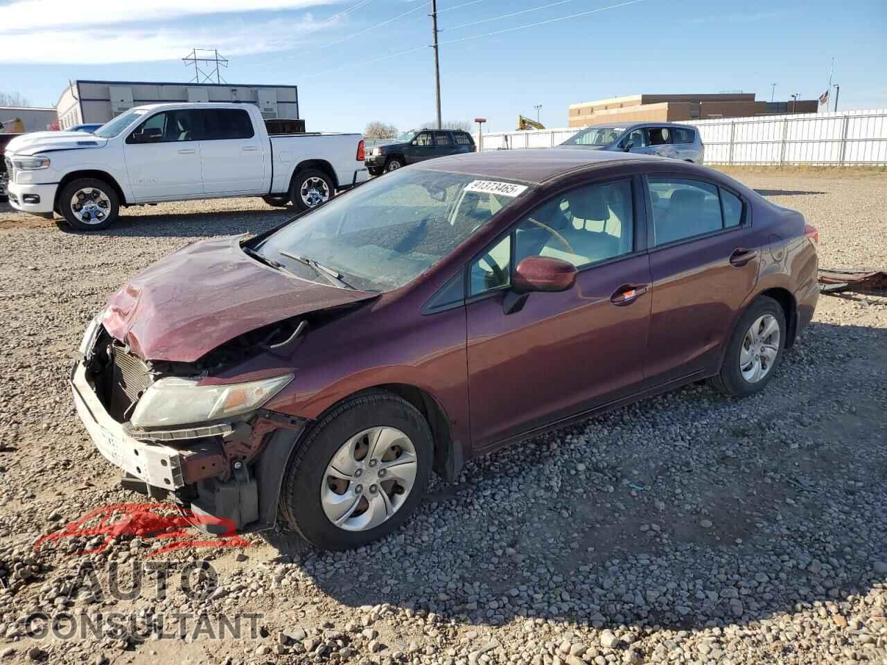 HONDA CIVIC 2014 - 19XFB2F59EE082456