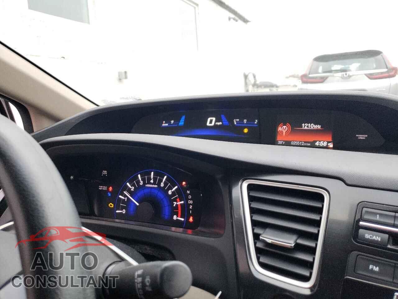 HONDA CIVIC 2013 - 19XFB2F57DE248455