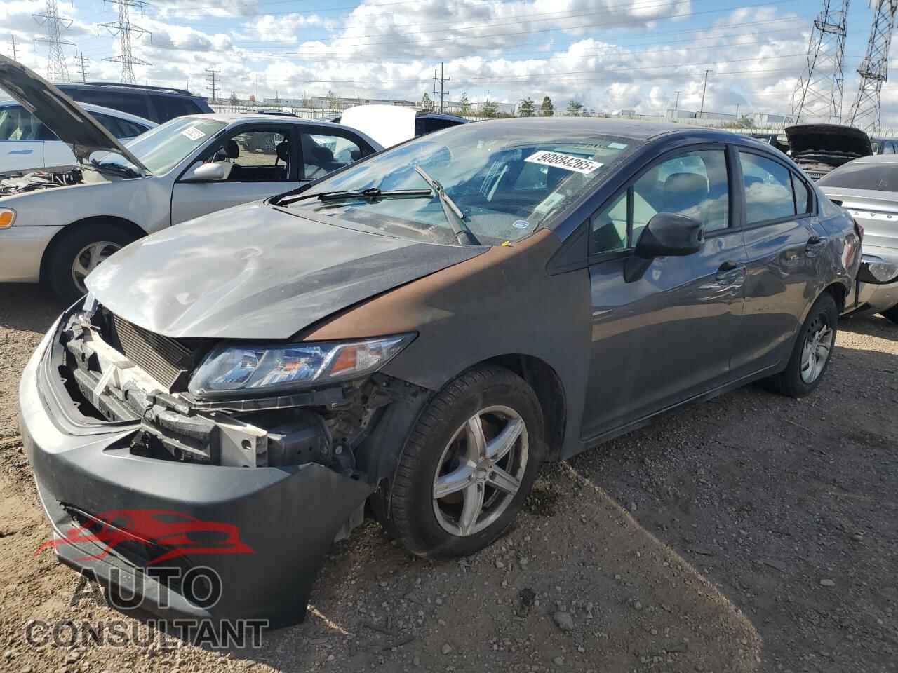 HONDA CIVIC 2013 - 19XFB2F59DE076414