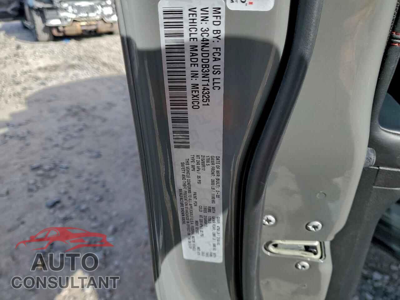 JEEP COMPASS 2022 - 3C4NJDDB3NT143251