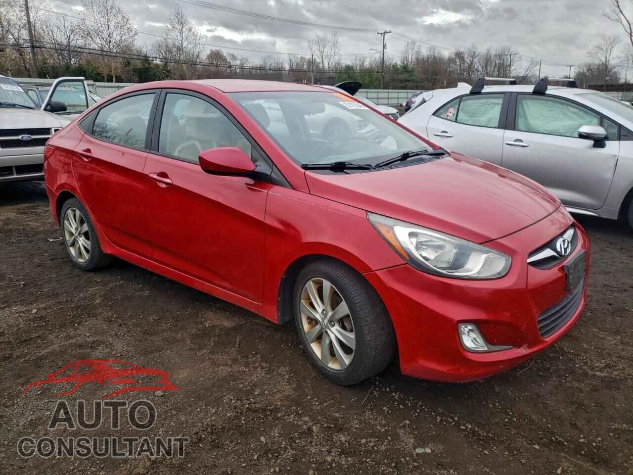 HYUNDAI ACCENT 2012 - KMHCU4AE1CU166829