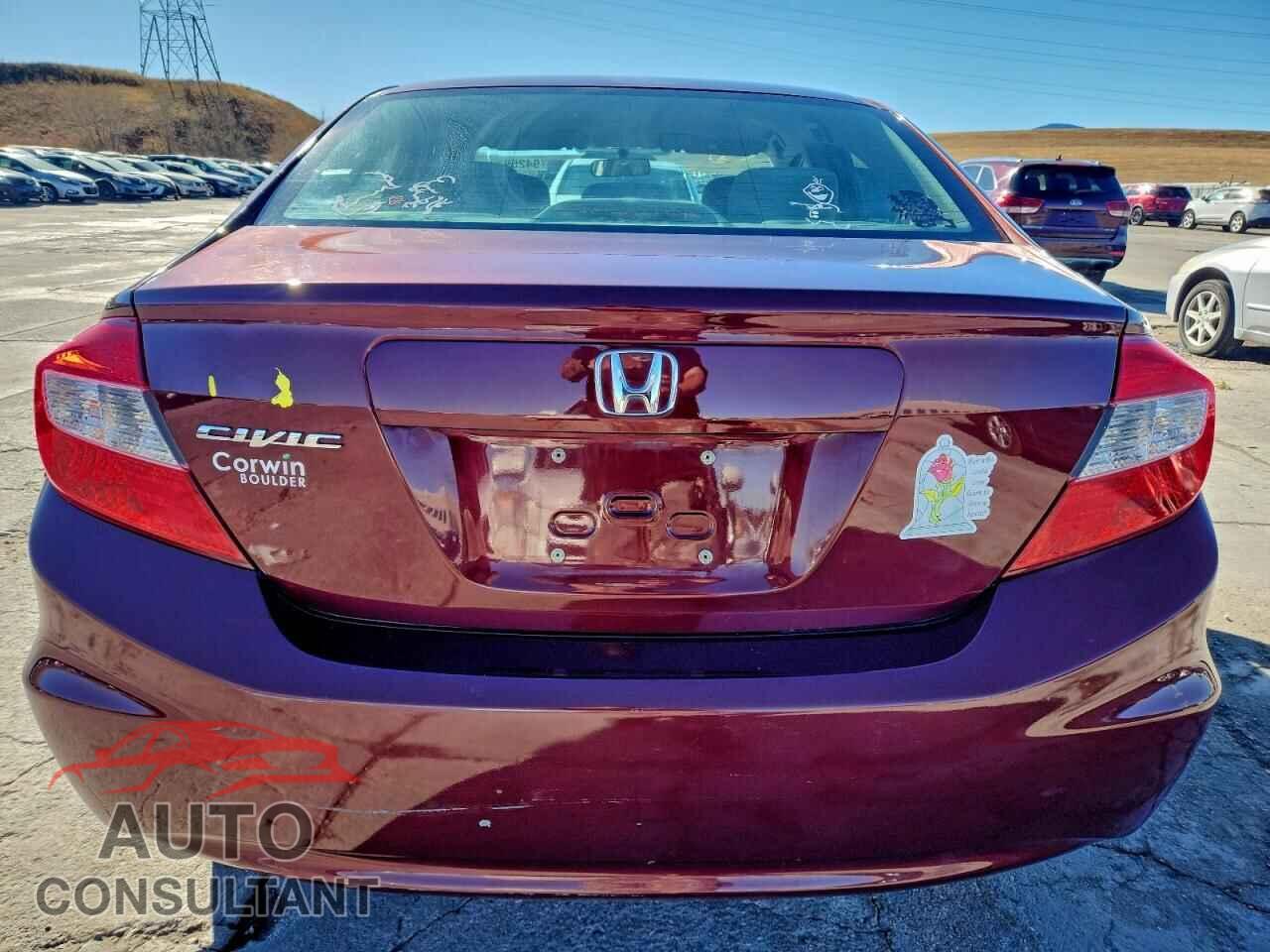 HONDA CIVIC 2012 - 19XFB2F57CE070951