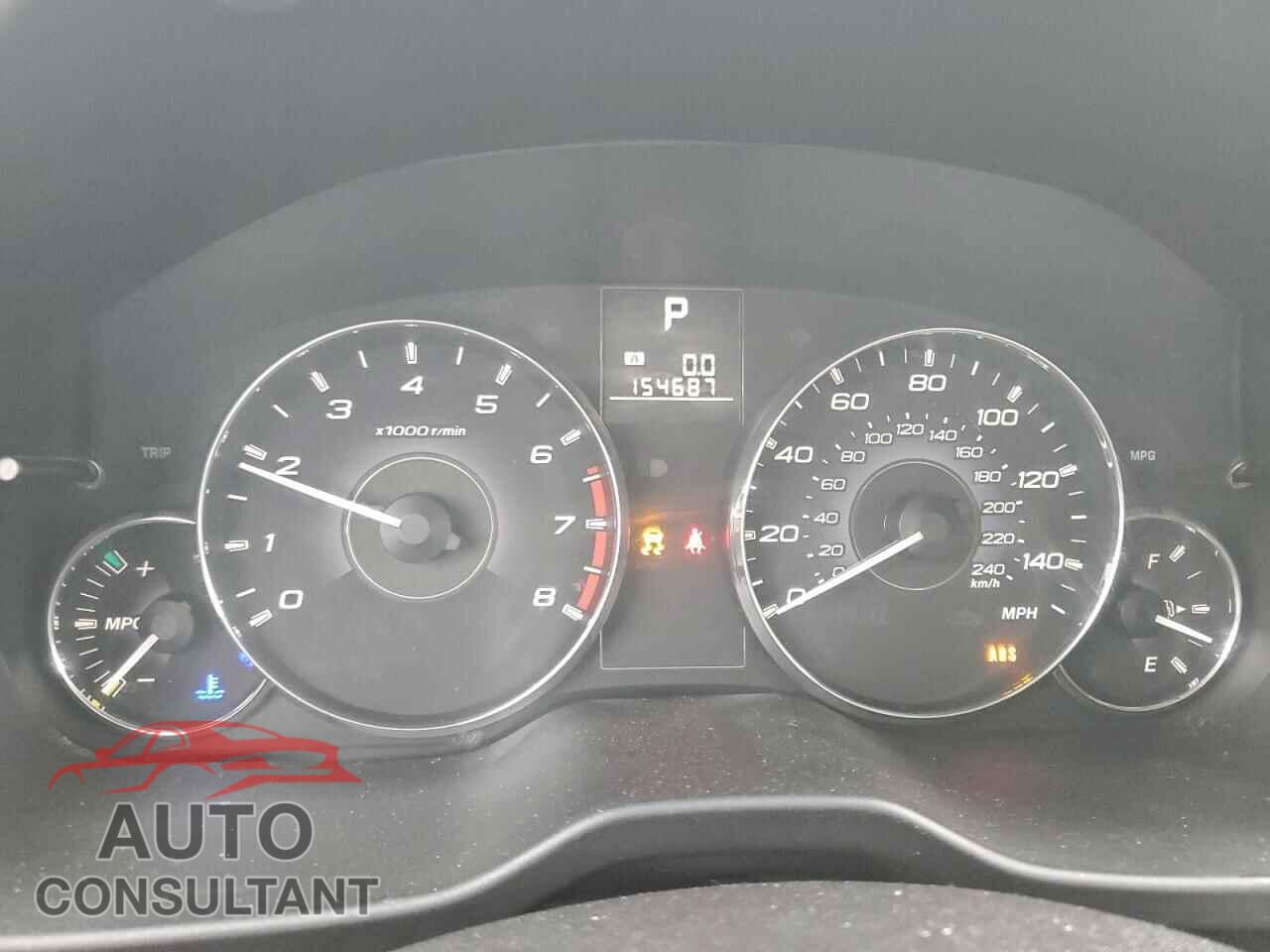 SUBARU OUTBACK 2012 - 4S4BRBLC8C3269300